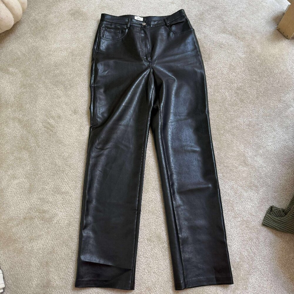 Aritzia Wilfred Melina Leather Pants